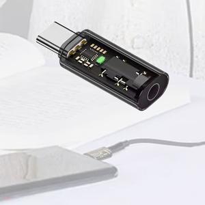 누디 c타입 이어폰 변환젠더 aux 3.5mm 갤럭시 아이폰호환 led NUDI-J2