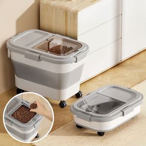 신선보관 진공사료통 강아지 고양이 사료통 밀폐 대용량 사료보관통