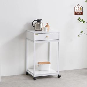 아넬로 소파테이블 티테이블 바퀴달린 이동식 높은 서랍 수납 협탁