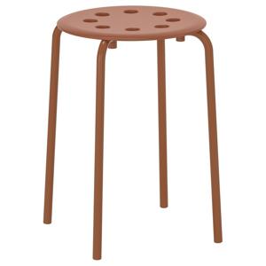 마리우스 스툴 간이의자 보조 레드브라운 45cm