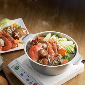 스테인리스 스틸 전골냄비 22cm