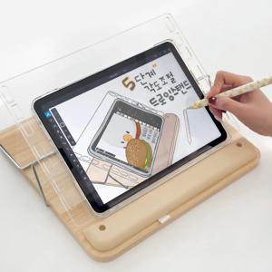 태블릿 아이패드 갤럭시탭 필기 드로잉 거치대 접이식 스탠드 SD-22