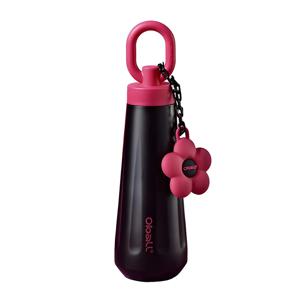 블러썸 오볼 텀블러 스트로우 빨대 손잡이 스텐316 여신 보온 보냉 500ml 블랙핑크