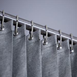 욕실 커튼봉 패브릭 방수 샤워 커튼 화장실 곰팡이 샤워실 가림막