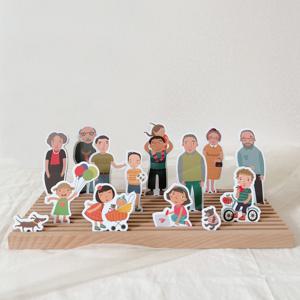 IN 마이 패밀리 / 유아 자석 교구 학습 가족