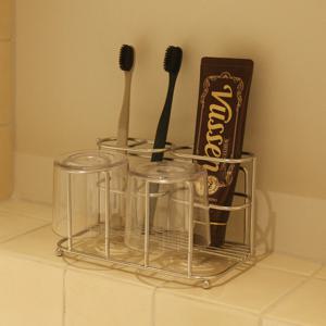 공중부양 304 스텐 전동 칫솔 꽂이 치약 스탠드 컵꽂이 3size