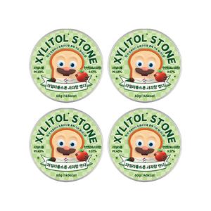 자일리톨스톤 사과향 캔디 70g*4개