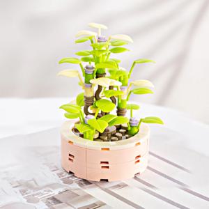 호환블럭 꽃블럭 미니다육초록이 (JK2710-3)