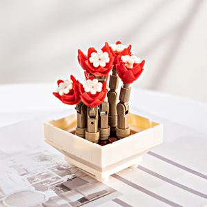 호환블럭 꽃블럭 미니다육레드트리 (JK2710-8)