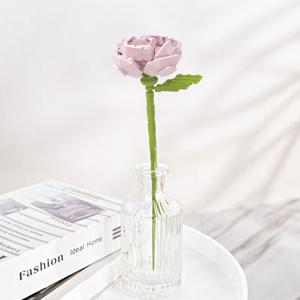 호환블럭 꽃블럭 연분홍장미 (JK2622)