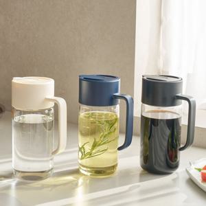 데일리플러스 내열유리 밀폐 양념통 소스통 참기름병 자동 개폐 오일병 오일스프레이