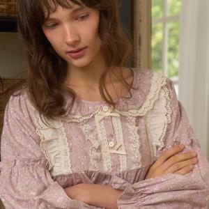 디아망 긴팔 투피스 바이올렛 (21수)