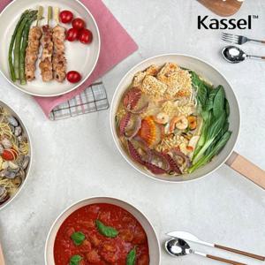 IH인덕션  스톤 크림 세라믹 코팅 후라이팬 2종B세트