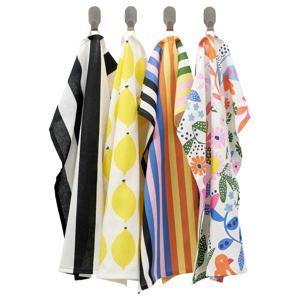 린니그 행주 멀티컬러 패턴 45x60cm 4p