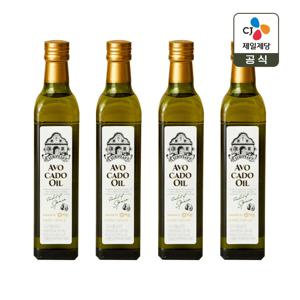 백설 유러피안 아보카도유 500ml x4개