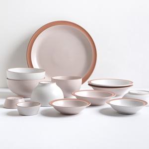 [리퍼] 클레이 국산 도자기 2인 식기세트 13p 2color 택1