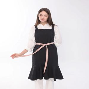 블랙 러블리 머메이드 프릴 생활방수 방수 앞치마 꽃집 카페 네일샵 미용실 개업 선물