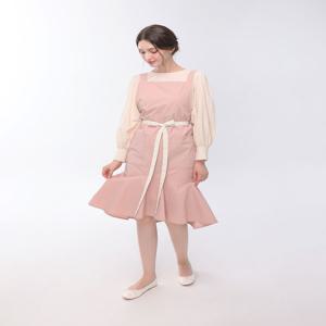 핑크 러블리 머메이드 프릴 생활방수 방수 앞치마 꽃집 카페 네일샵 미용실 개업 선물