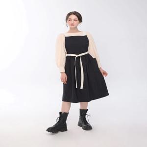 블랙 셔링 원피스 생활방수 방수 앞치마 꽃집 카페 네일샵 미용실 개업 집들이 선물