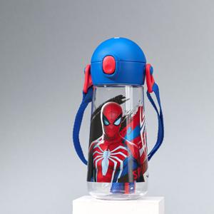 릴팡 더보틀 몰리 원터치 어깨끈 트라이탄물통(스파이더맨) 470ml