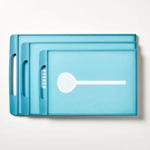 퍼니쿡 논슬립 손잡이 양면 도마 (거치대 1P 포함)