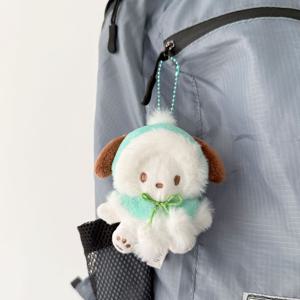 산리오 포차코 겨울 털 망토 인형 가방에다는 키링