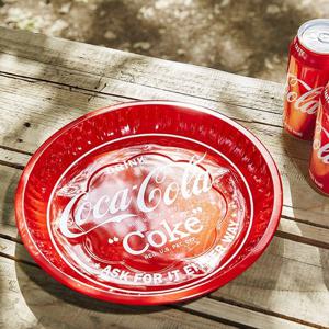 코카콜라 원형 입체틴 쟁반