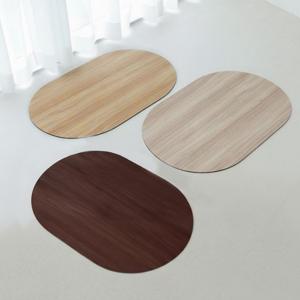 마루바닥에 잘어울리는 우드 규조토 발매트 3color