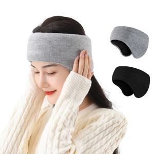 1+1 방한 귀마개 Z37 겨울 런닝 등산 골프 자전거 수면안대겸용 헤드형 귀덮개