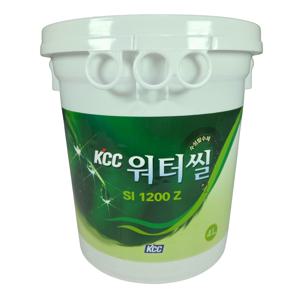 KCC 워터씰 4L 벽돌 발수제 방수 코팅 곰팡이 백화 방지 붓 세트