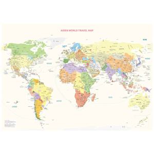 에이든 세계지도 포스터 단품