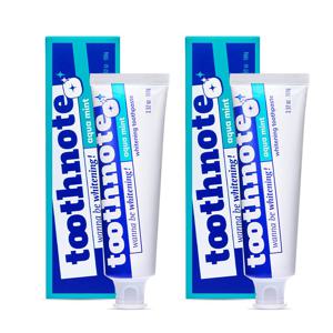 화이트닝 미백치약 아쿠아민트 100g 2개