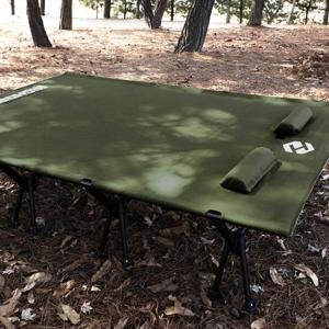 빅루미 와이드 코트 경량 대형 2인용 더블 야전 침대