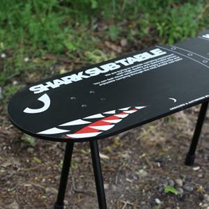 샤크 사이드 서브 캠핑 감성 테이블 캠핑용 경량 보조테이블