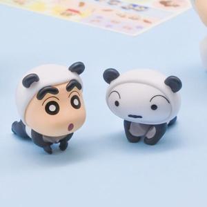 짱구 판다흰둥이&판다짱구 1세트 케이블 보호 홀더 단선보호캡