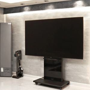 tv 거치대 텔레비전 스탠드 이동식 대형 티비 거치대 높이조절 조립식