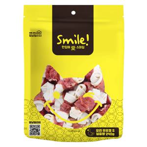 스마일 오리 우유껌s 240g 강아지 개껌 치석제거 덴탈껌