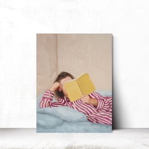 파스텔 차분한 일상 감성 포스터 미니멀 인테리어 거실 현관 액자 21x26cm