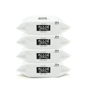 정전기 청소포 20x30cm 표준형 건식 잘붙는재질 30매 4팩
