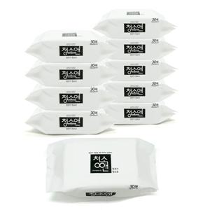 정전기 청소포 20x30cm 표준형 건식 잘붙는재질 30매 10팩