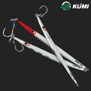 쿠미 딥 어택 지깅 메탈지그 대형 빅게임 부시리 방어 롱 지그 싱글훅