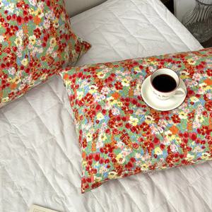 위드와일드플라워 프리미엄 순면 베개커버 사계절 패브릭 인테리어 (3colors)