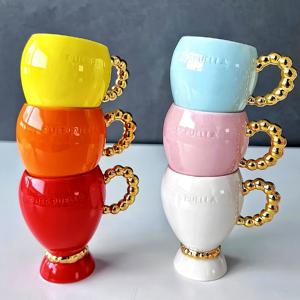24k 명품 도자기 머그컵 커피잔 375ml 6color