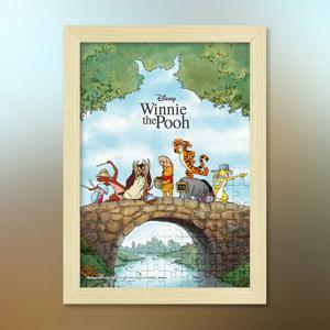 곰돌이푸 꿀단지 특공대 직소 퍼즐+액자 세트 500피스