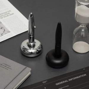 우주 왕복선 크롬 펜 펜홀더 실버 블랙