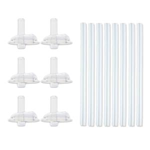 교체용 실리콘 빨대꼭지 6P 빨대대롱 8P