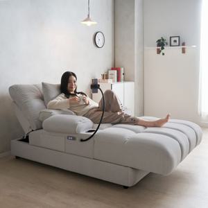 라온 1인용 전동 슬라이딩 쇼파 패브릭 소파베드 리클라이너