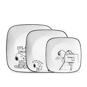 스누피앤찰리에디션 사각접시 3P(소,중,대)