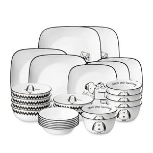 스누피앤찰리에디션 한국형 6인 25P 사각 홈세트