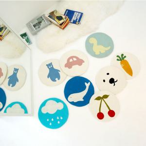 메네 뉴질랜드 양모 캐릭터 방석 30종 사계절 논슬립 쿠션 (32cm/42cm)